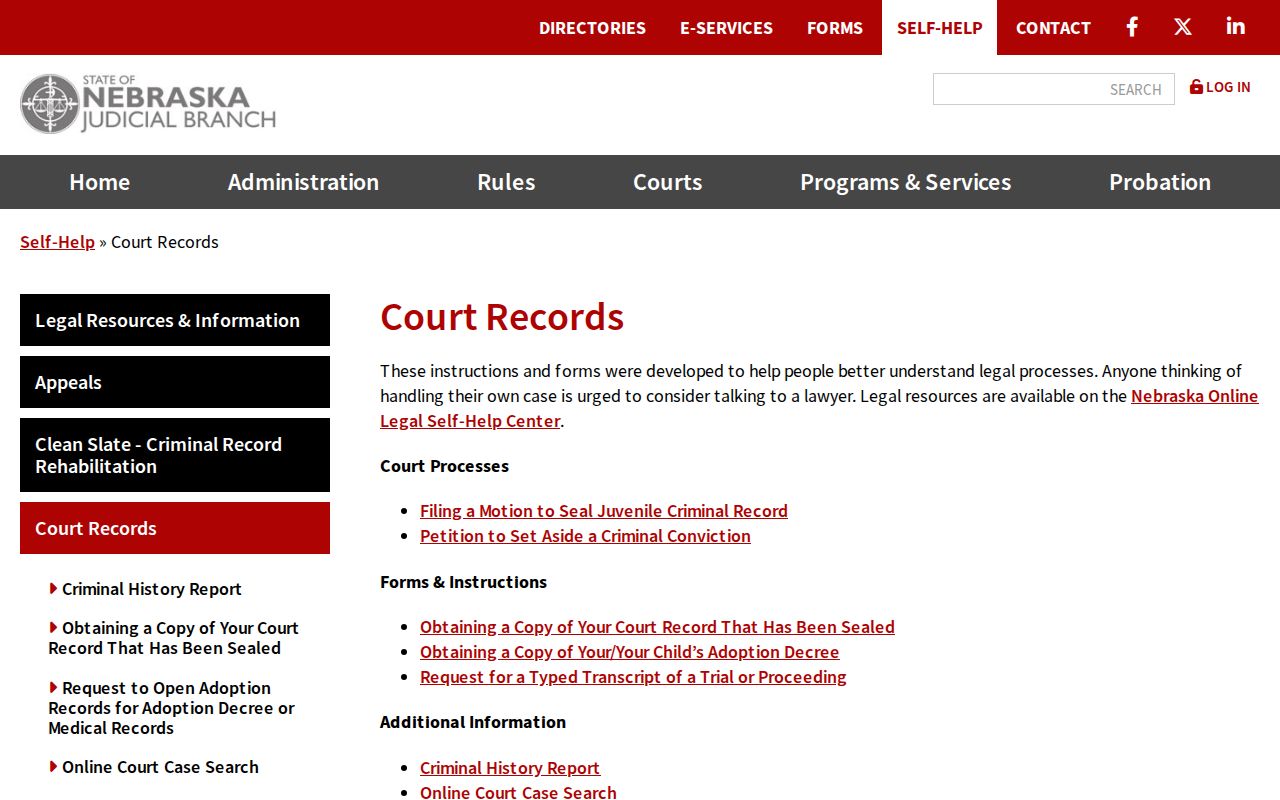 Phelps County case search Nebraska court records resource