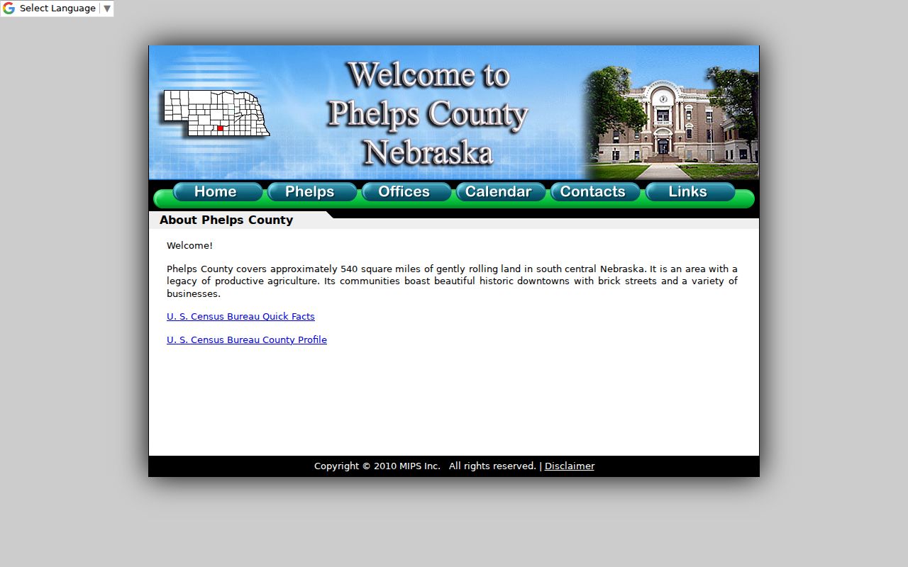 Phelps court calendar county information