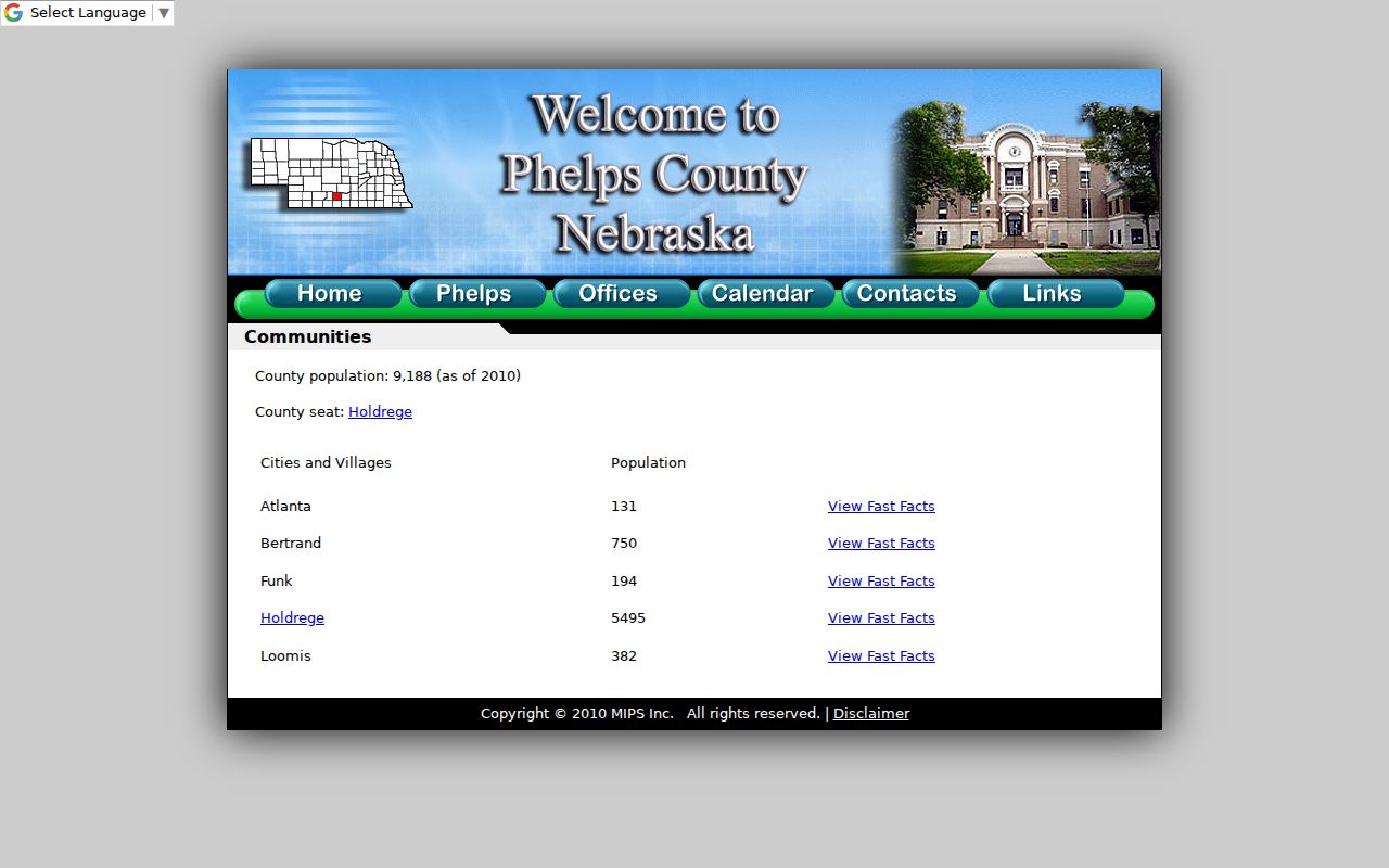 Phelps court calendar community route