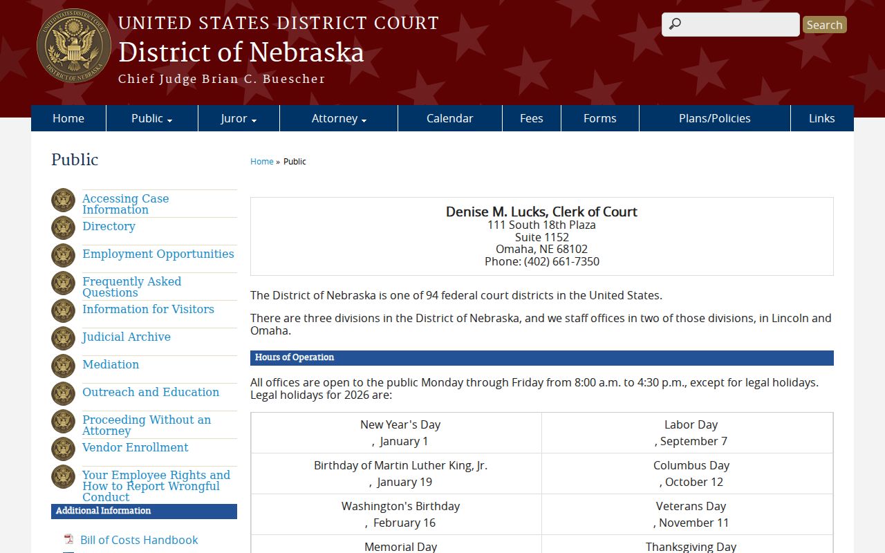 Federal court public information contrasted with Funk court docket records