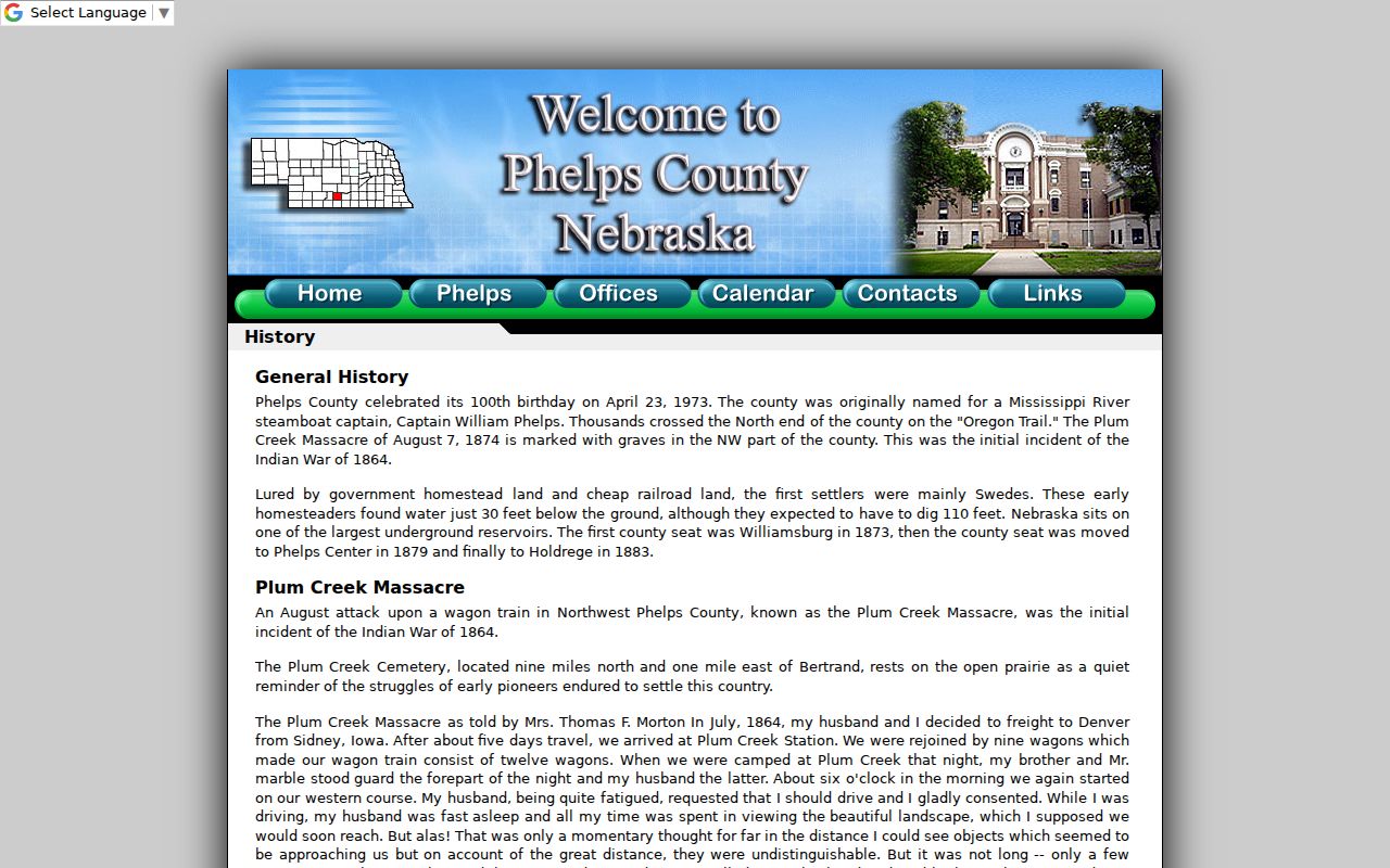 Phelps court docket history and courthouse records