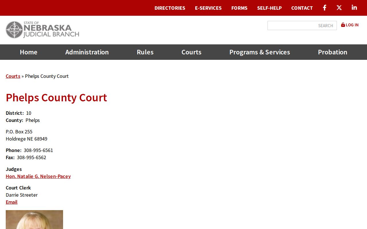Phelps court docket County Court public access
